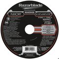 Flexovit Razorblade Long Life Cut-Off Wheel, 4-1/2 in Dia x 0.045 in THK, 7/8 in Center Hole, 60 Grit, Alumin F1207